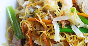 Chicken Pork Shrimp Chow Mein With Fried Noodles Recipe Recipe Asian Recipes Noodle Recipes Easy Chow Mein Recipe