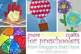 10 collage crafts for toddlers and preschoolers. 47 Summer Crafts For Preschoolers To Make This Summer Red Ted Art Make Crafting With Kids Easy Fun