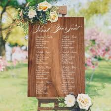 Find Your Seat Seating Plan Wedding Sign Wood Style Background