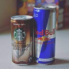 Breakfast Starbucks Redbull Energy Drinks Coffee Drinks Red Bull