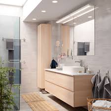 La salle de bain : Badezimmer Mit Verstecktem Stauraum Ikea Bathroom Small Bathroom Decor Tidy Bathroom