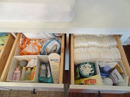 Goodies Inside The Changing Table Baby Dresser Organization Baby Clothes Organization Baby Closet Organization