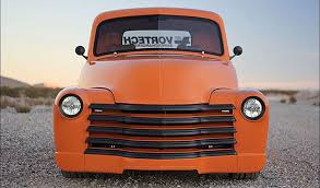 Image result for Orange 1952 Truck