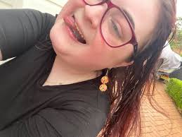 Job interview at a restaurant! These new earrings fit so well for the  position ☺️💕👌 Two years ago I never thought I'd ever have ONE job now I'm  potentially getting a second