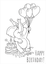 An ideal option for this could be a postcard. 55 Best Happy Birthday Coloring Pages Free Printable Pdfs