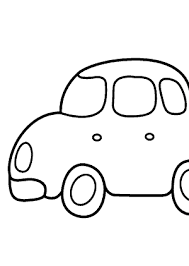 Make your world more colorful with printable coloring pages from crayola. Simple Car Transportation Coloring Pages For Kids Printable Free Coloing 4kids Com
