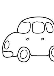 They're fun to drive and fun for children to color. Simple Car Transportation Coloring Pages For Kids Printable Free Coloing 4kids Com