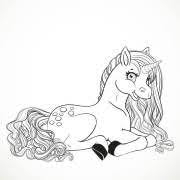 Kostenloses Ausmalbild Einhorn Liegend Druck Die Gratis Malvorlage Aus Und Fang An Auszumalen Ausmalbilder Einhorn Ausmalbilder Ausmalen