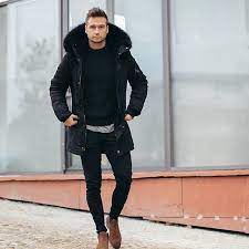 Mens Winter Full Look 2019 Mens Casual Outfits Winter Outfits Men Mens Outfits
