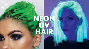 Neon Uv Green Hair Dye Tutorial Youtube Green Hair Dye Crazy Colour Hair Dye Hair Dye Tutorial