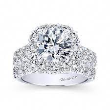 This Is The One Brandy 14k White Gold Round Halo Engagement Ring Angle Round Halo Engagement Rings Round Diamond Engagement Rings Halo Unique Engagement Rings