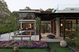The typical indian home is rich with warm and vibrant decor elements. Timeless Contemporary House In India With Courtyard Zen Garden Idesignarch Interior Design Architecture Interior Decorating Emagazine