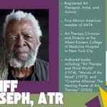 Cliff Joseph, ATR, was an #ArtTherapist, Artist + Activist. He attended the  founding meeting of AATA in 1969 + was AATA's first African American  member. He authored Art Therapy & Third World; Murals of the Mind; and  Creative Alliance: The Healing Power ...