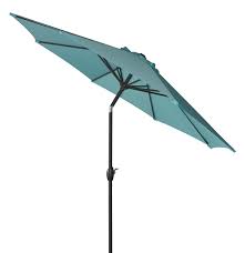 Mainstays 9 Outdoor Tilt Market Patio Umbrella Aqua Walmart Com In 2020 Patio Umbrella Market Umbrella Outdoor