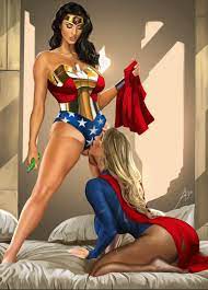 Wonder Woman & Supergirl [DC] (arionart) : r/rule34