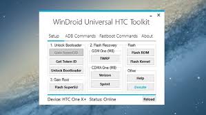 Htc bootloader unlock helps you to pass through this first door to full control of your htc devices. Tool Windroid Universal Htc Toolkit Unlock Root Flash One M8 Xda Developers Bloglovin