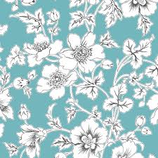 Download 170+ royalty free floral pattern pink teal vector images. Teal Toss By Skipping Stones Studio 15yds 100 Cotton 44 45in Floral Watercolor Floral Wallpaper Wallpaper Flowers