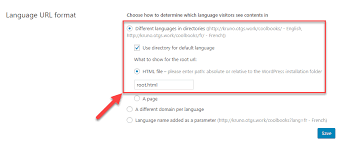 Language Url Format Options Wpml