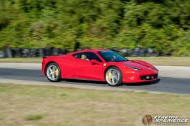 Already a great super car in its own right. Ferrari 458 Italia On Racetrack Xtreme Xperience