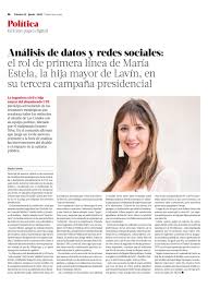 Hay que hacer notar, que la presidenta del senado, aún no es proclamada como candidata presidencial pero se prevé que va a ser proclamada por su partido en los próximos días. El Rol De Maria Estela La Hija Mayor De Lavin En Su Tercera Campana Presidencial Centro De Politicas Publicas