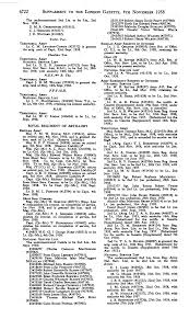 6722 SUPPLEMENT TO THE LONDON GAZETTE, 4ra NOVEMBER 1958