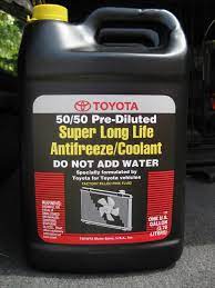 Anybody know where else i can buy the same kind of coolant for less?? Toyota Super Long Life Antifreeze Coolant Tacoma World