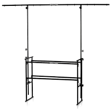 Gorilla Gds 4 4ft Complete Disco Dj Stand Booth Lighting Equipment Table Rig Ebay