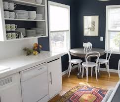 navy blue kitchens blue kitchen walls