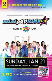 Mini Pop Kids Live At The Chrysler Theatre Windsor On