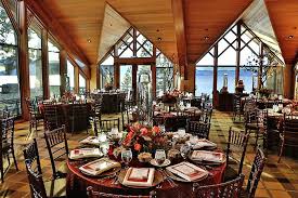 What A Gorgeous Wedding Reception At Edgewood Tahoe In South Lake Tahoe Edgewood Tahoe Is Tahoe Wedding Venue South Lake Tahoe Weddings Winter Wedding Venues
