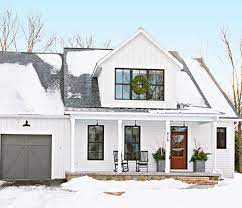 Obviously, if you want to design the exterior of your own home in the farmhouse style, you can diy with real paint to get the same look. A Whitewashed House Modern Farmhouse Exterior Farmhouse Exterior Colors House Exterior