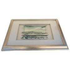 Signed Daryl Howard Modernist Landscape Multi Media 1992 For Sale