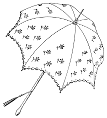 Black And White Umbrella Clipart Pretty Parasols Free Vintage Clip Art Clip Art Vintage Clip Art Umbrella