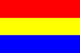 The red color represents the land and people, the white. Noord Holland Province The Netherlands