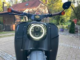 Front Scheinwerfer Mit Tagfahrlicht Led In 2020 Simson Moped Schwalbe Moped Simson Schwalbe
