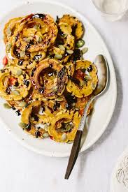Easy Roasted Delicata Squash Recipe Recipes Delicata Squash Delicata Squash Recipe
