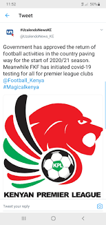 Premier league 2020/2021 results, tables, fixtures, and other stats for premier league 2020/2021. Kenya Premier League Results Jpg Tambua Africa News