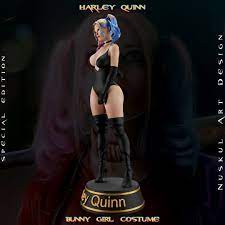 Archivo STL Harley Quinn disfrazada de conejita - Nuskul Art Design  🏍️・Modelo de impresora 3D para descargar・Cults