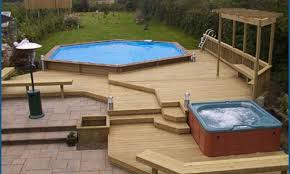 22 Amazing And Unique Above Ground Pool Ideas With Decks Pool Deck Plans Swimming Pool Decks In Ground Pools