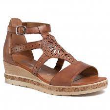 Vergleichen sie die angebote von 272 sandalen & sandaletten von remonte bei supersales ➤ shoppen sie nun mit rabatten bis zu 50% ➤ oftmals gratisversand! Sandalen Remonte D3053 24 Braun Keilabsatz Pantoletten Und Sandaletten Damenschuhe Eschuhe De