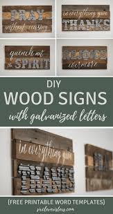 How To Make Diy Wood Signs With Galvanized Metal Letters Is Super Easy No Crafting Skills Are Required To Make Diy Wood Signs Wood Diy Wood Projects That Sell