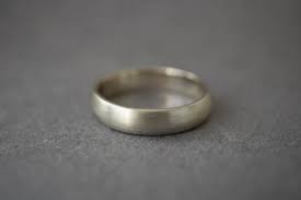 Mens Wedding Rings 14k White Gold Matte White Gold Band Etsy Mens Gold Wedding Band Matching Wedding Bands Gold Mens Wedding Rings