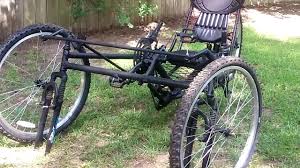 Well you're in luck, because here they come. Reverse Recumbent Trike Build Youtube