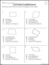 Home → worksheets → classify quadricems with this worksheet generator, you can create with this worksheet generator, you can make worksheets for classifying (identifying, naming) quadrilaterals, in pdf or html formats. No Prep 3rd Grade Classifying Quadrilaterals Worksheets Answer Keys