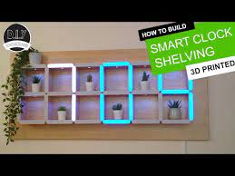 26 How To Build A Hidden Shelf Edge Clock 3d Printable Elegoo Arduino Nano Smart Home Led Youtube Hidden Shelf Clock Smart Home