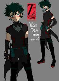 My Hero Academia Bnha Villain Izuku Midoriya Deku Villain Deku Hero My Hero