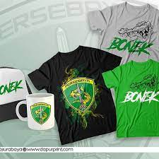 Dan kemungkinan besar anda akan. Cetak Kaos Bonek Surabaya Bengkel Print Indonesia