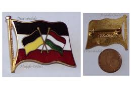 The origin of the colours is unknown but goes back almost to the 18th century. Austria Hungary Germany Ww1 Central Powers Flags Cap Badge Kuk Patriotic Pin Wwi Decoration Great War 1914 1918 Dracomedals Medals Orders Medals Orders Decorations