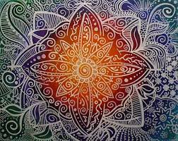 Original Art By Jason Burgess 20 X 16 Abstract Acrylic Painting Flower Mandala On Etsy 40 00 Mandala Art Geometry Art Original Art