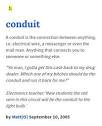 Conduit - definition of conduit by The Free Dictionary